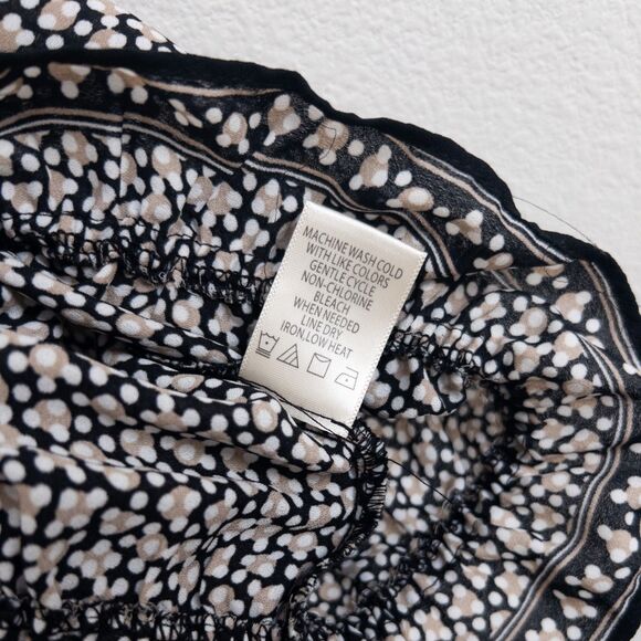 Boho Prairie Peasant Ruffle Blouse w/ Flutter Sleeves Max Studio Size M - Picture 9 of 13